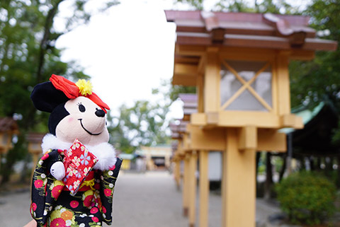 豊国神社の境内