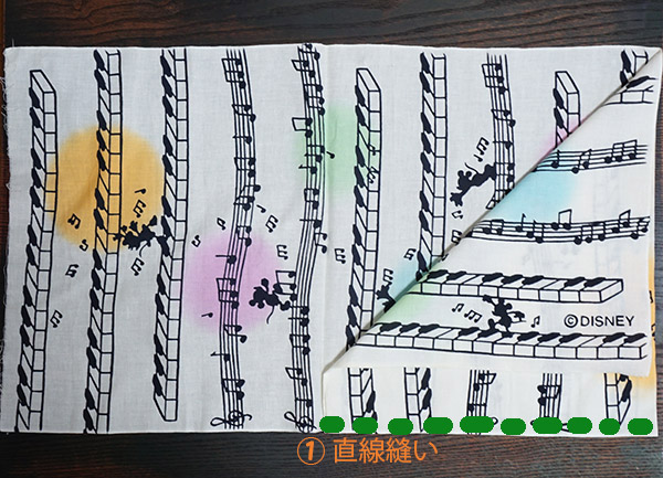 手ぬぐいであづま袋