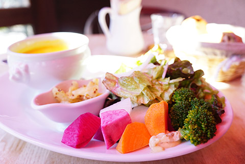 サラダたっぷりランチ