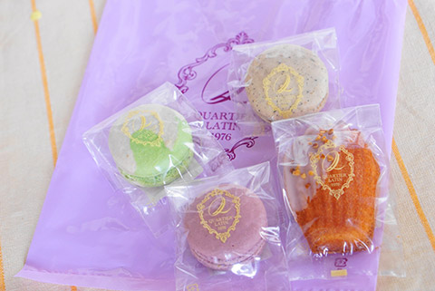 マカロンやマドレーヌなど