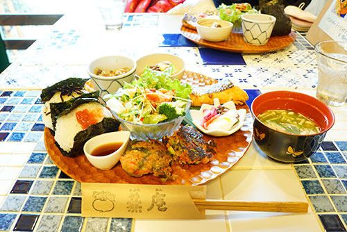 蕪庵のランチプレート