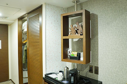 シェラトングランデ東京ベイのパークウィング最上階の客室