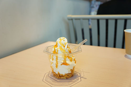 芋花恋の安納芋ソフトクリーム