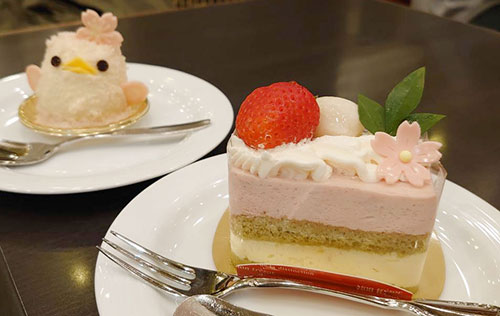 桜とゆずのムース