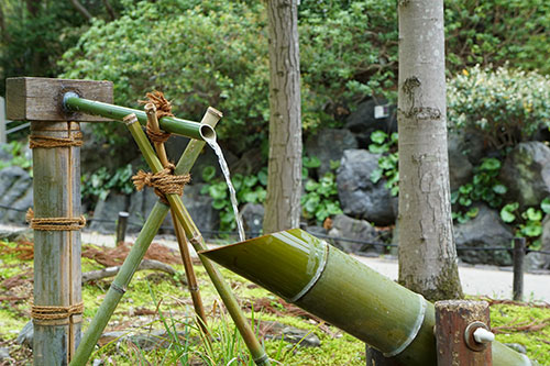 東山植物園のししおどし