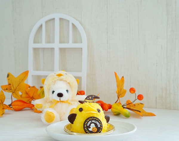 ぴよりんベアマスコットとハロウィンぴよりん