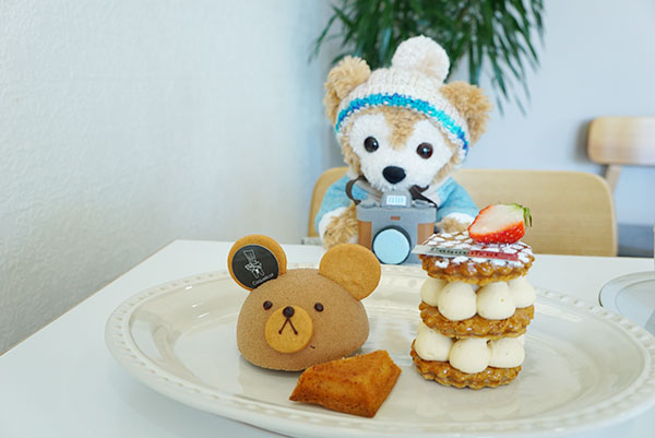 マイダッフィーの慎吾くんがカメラ担当