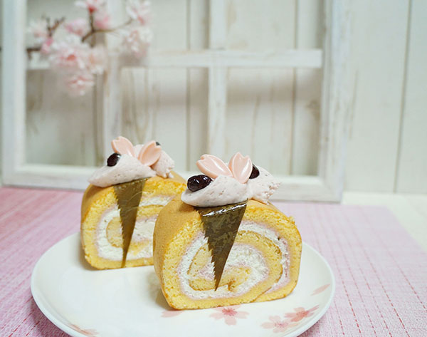 ブローニュの森の桜ロール