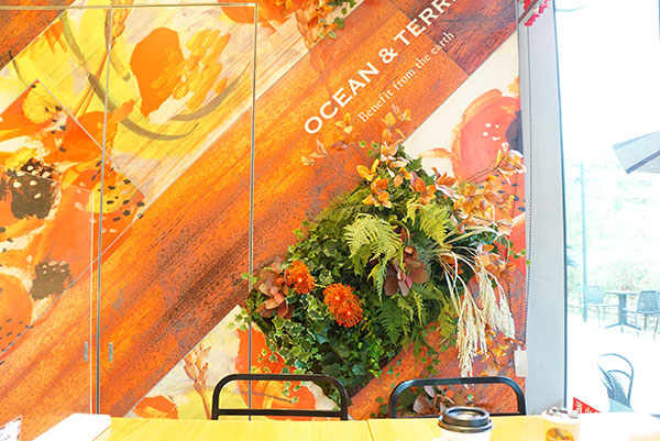 壁のデコレーションがオシャレ