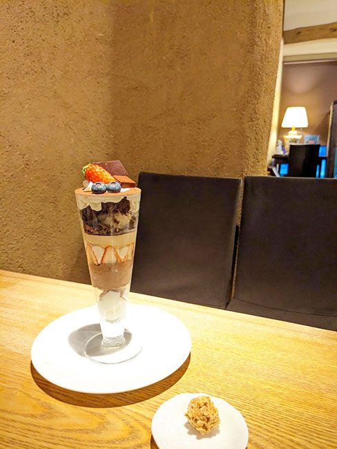 パフェは、時期により変わっていきます。