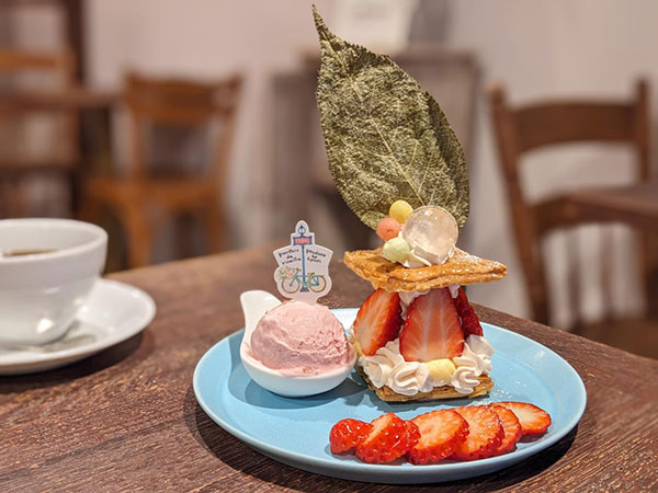 桜と苺のミルフィーユ