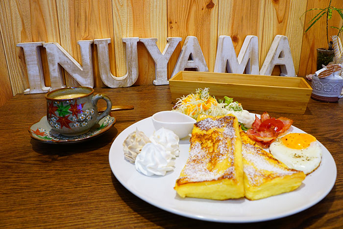 ランチメニューのフレンチトーストランチ