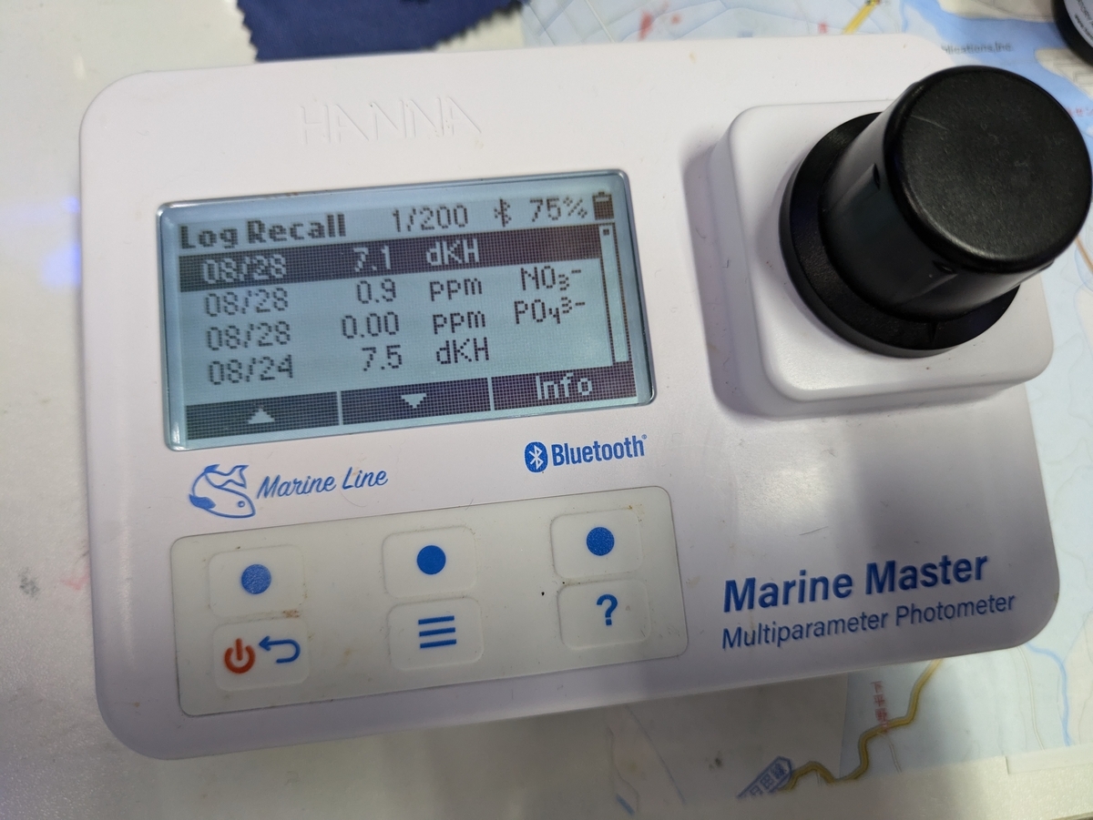 HANNAのアクアリウム測定器、マリンマスター