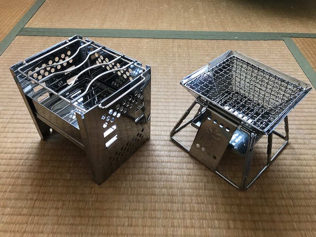開封の儀 折りたたみ式小型焚き火台 くまお 遊ぶ 開封の儀 折りたたみ式小型焚き火台 くまお 遊ぶ