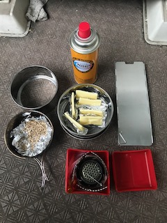 燻製作成に使った道具たち。