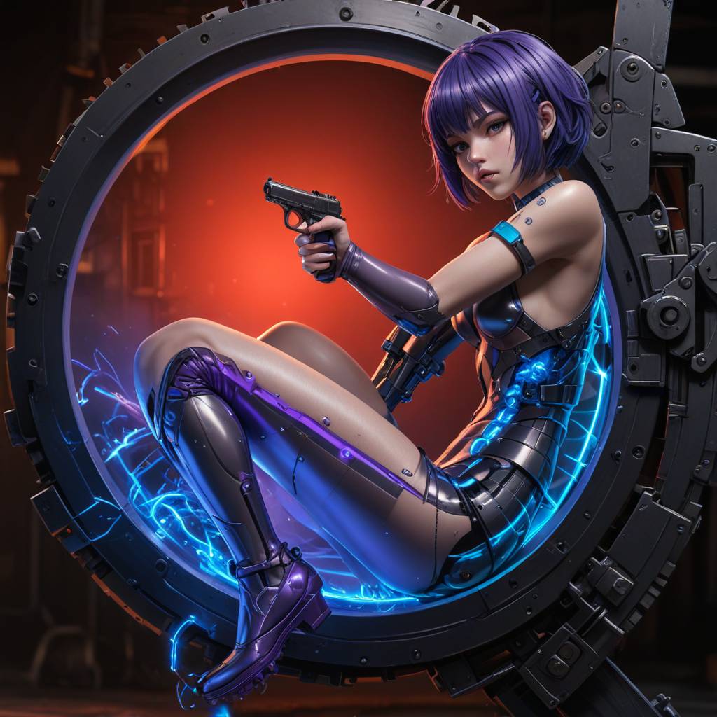 生成AIで作った「攻殻機動隊っぽい何か」な画像