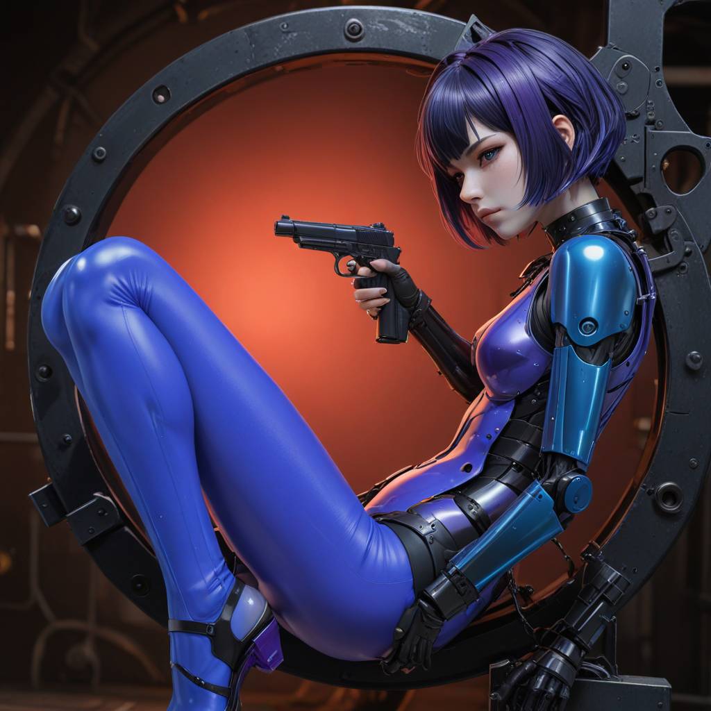 生成AIで作った「攻殻機動隊っぽい何か」な画像