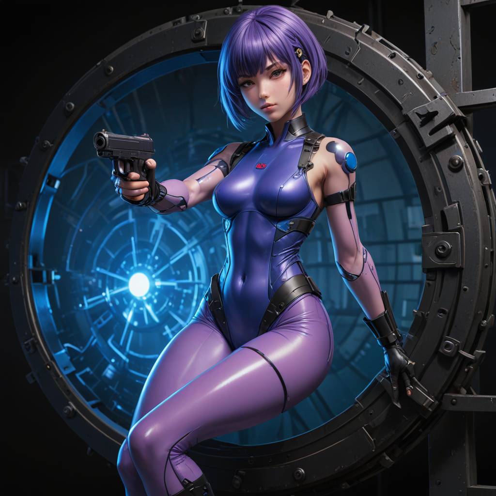 生成AIで作った「攻殻機動隊っぽい何か」な画像