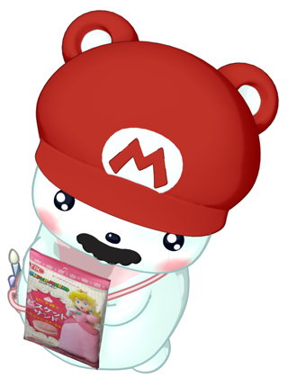 ピーチ姫のビスケットサンドだよっ（くまプップ視点） - くまプップ