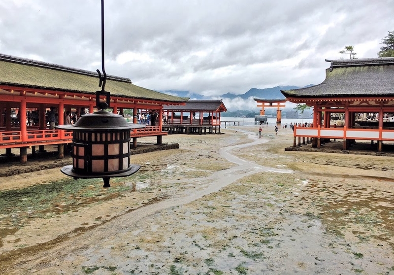 結婚式を行った宮島の厳島神社