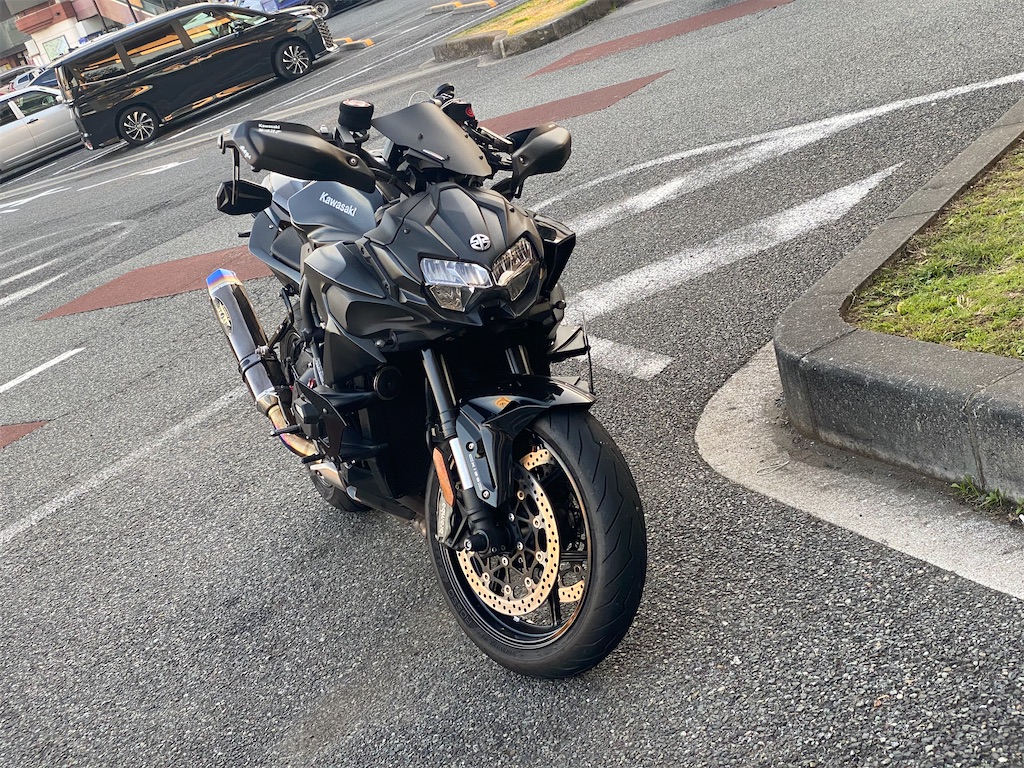 りったー Kawasaki Z H2 カーボン製 CR-T スリップオンサイレンサー