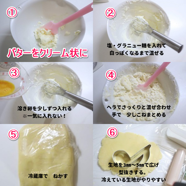 アイシングクッキー用のクッキーをつくってみよう はじめてのアイシングクッキー