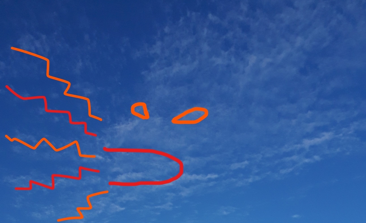 龍雲写真と幸運の雲