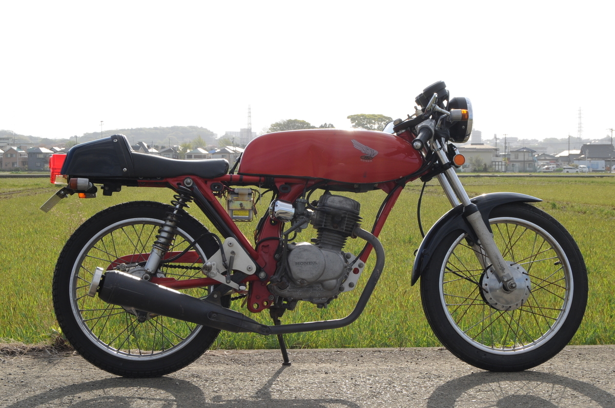 ＣＢ50 JXカフェレーサー 30年来の愛車です～HONDA CB50J CAFE RACER - 雲は好きですか？