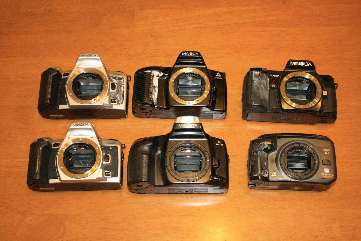 MINOLTA カメラ　まとめ売り　KENKO  ジャンク ジャンク カメラ まとめ MF一眼レフ 24台 キヤノン ミノルタ