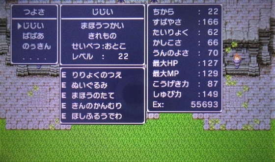 ドラクエ３魔縛り やまたのおろちとボストロール戦準備開始 くむのなんとなくきまぐれに 自由奔放な人の日記