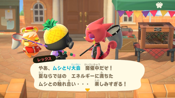 あつ森 ムシとり大会 くむのなんとなくきまぐれに 自由奔放な人の日記