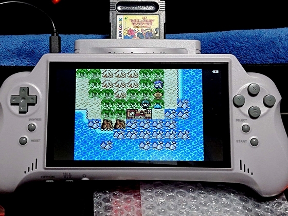 16BIT POCKET HDMIに、ADアダプターとGBアダプターは使えるのか試して