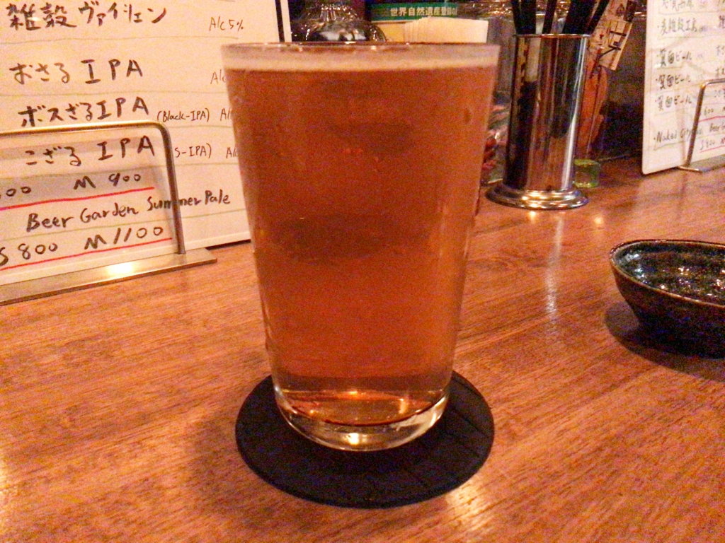 [ま]日本一暇なクラフトビアバー「Beer Glass Hopper（ビアグラスホッパー）」で箕面ビールの猿地獄 kun_maa [ま