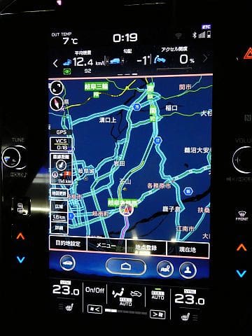 センターインフォメーションディスプレイ