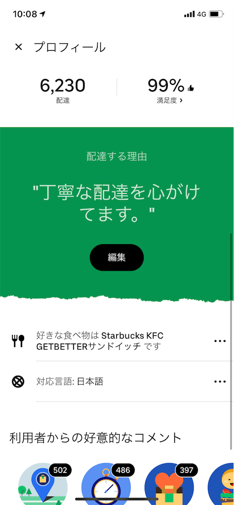 幸せの青い鳥🦆はどこ？アラフィフおじさんUber Eats 配達パートナー 