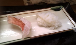炙り金目鯛と活たこ
