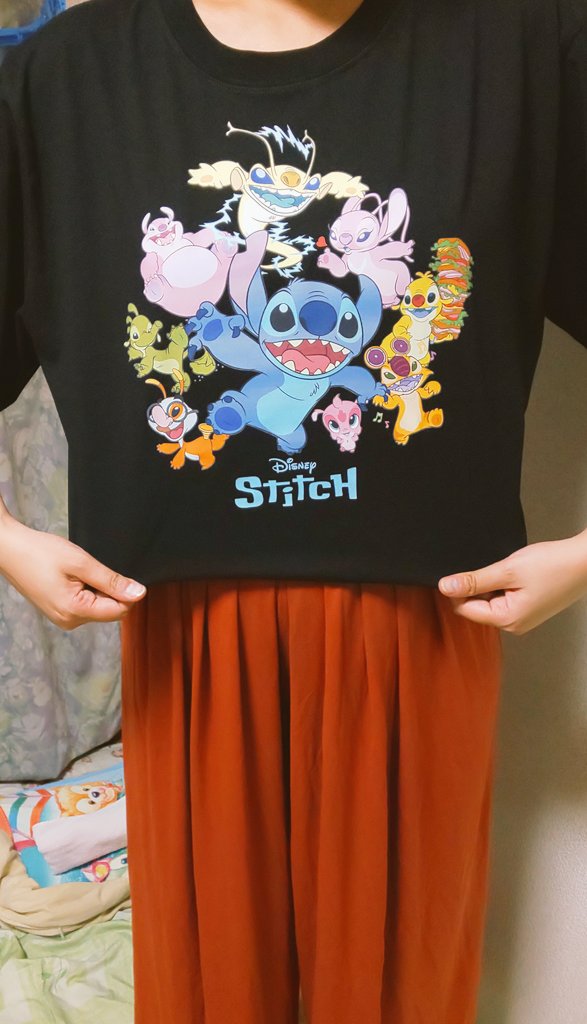 Disney】リロ＆スティッチ/総柄シャツ(PONEYCOMB TOKYO
