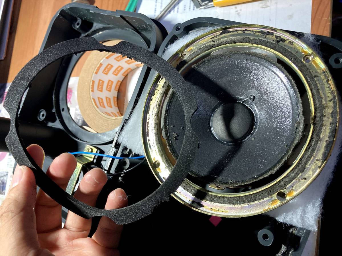 超初心者がJBL Control 1のエッジ交換をしてみた【スピーカー