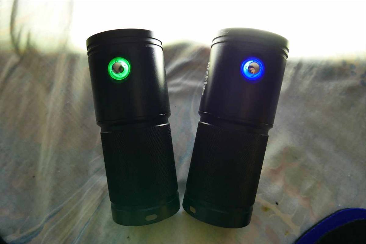 ビッグブルー ダイビングライトを使ってみた【BIGBLUE、ダイビング、水中ライト、ビデオライト、ZERO、ゼロ、ZERO、VL8000、沈船