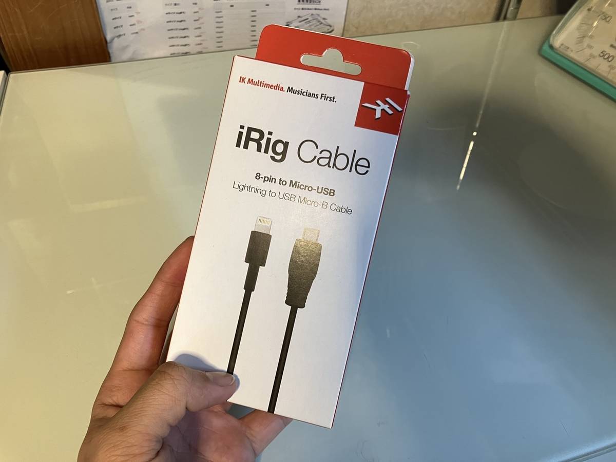 iRig HD2 本体　ケーブルのみ IK MULTIMEDIAのiRig HD2のライトニングケーブルが折れた。付属