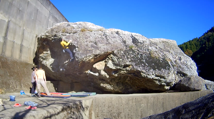 STONE VALLEY 仁淀川 ボルダー トポ 2020/11/14 一つの成果、多数の