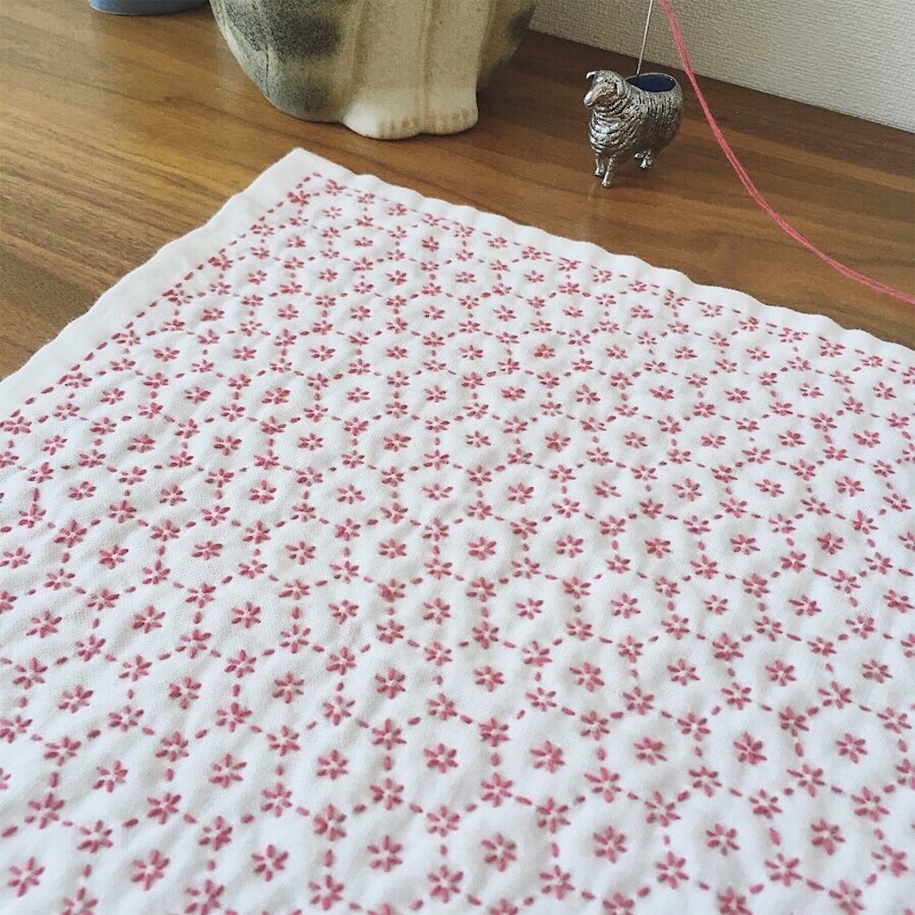 刺し子ふきん【ララのお母さんです。】 sayuri☆ (@0223sayuri) • Threads, Say more