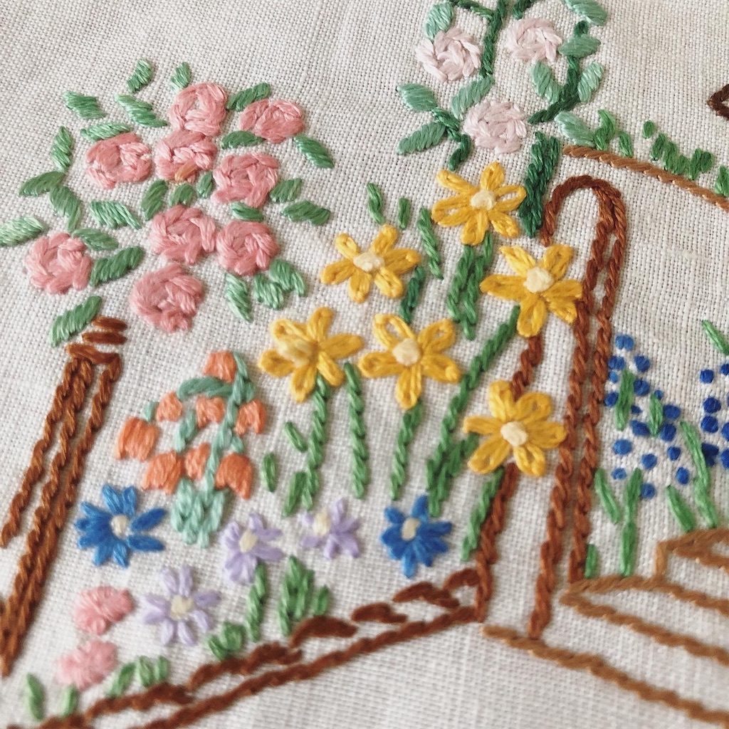 アンティークの刺繍ドイリー - ハンドメイドとちいさな暮らし