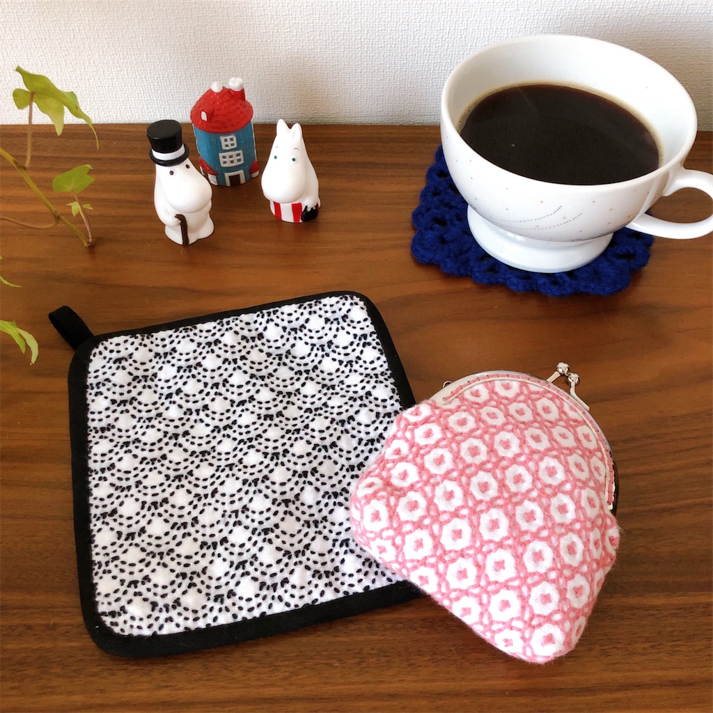セリアの刺し子ふきんで小物づくり ハンドメイドとちいさな暮らし