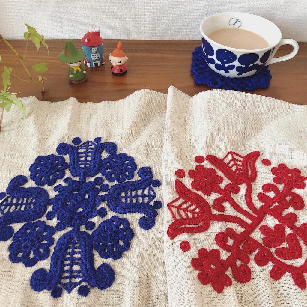 La Renaissance至宝イーラーショシュ希少橙54c聖なる刺繍伝統守護 イーラーショシュの縁飾り - ハンドメイドとちいさな暮らし