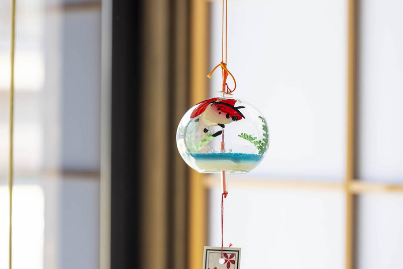 新品】 江戸風鈴 篠原風鈴本舗 花柄 風鈴 ふうりん 耳で感じる涼。風鈴