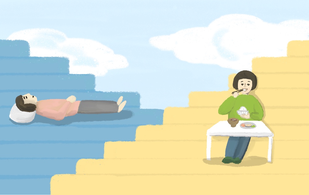 リズムを整えるフェーズのイラスト