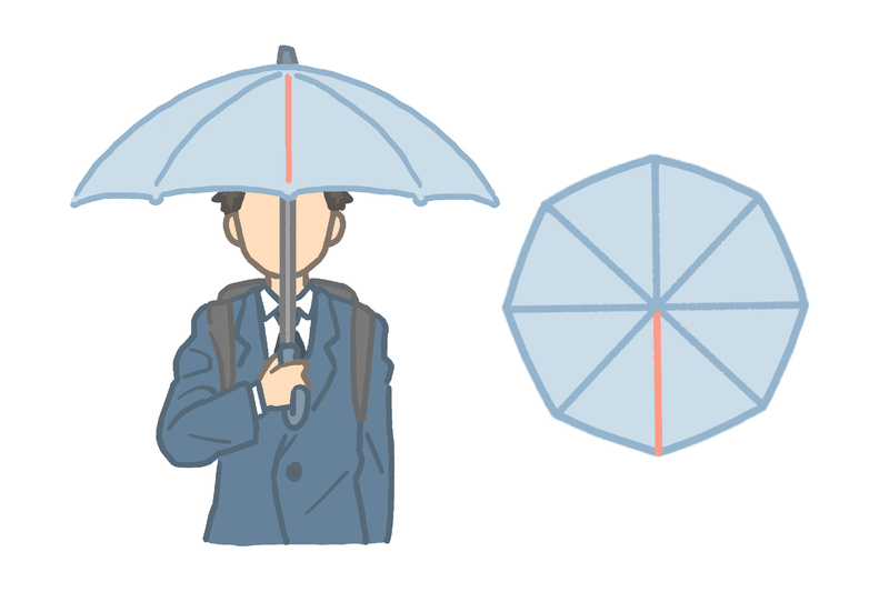 傘の親骨