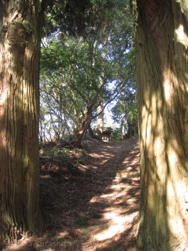 大みそかの今日は、小さな祠にお詣り