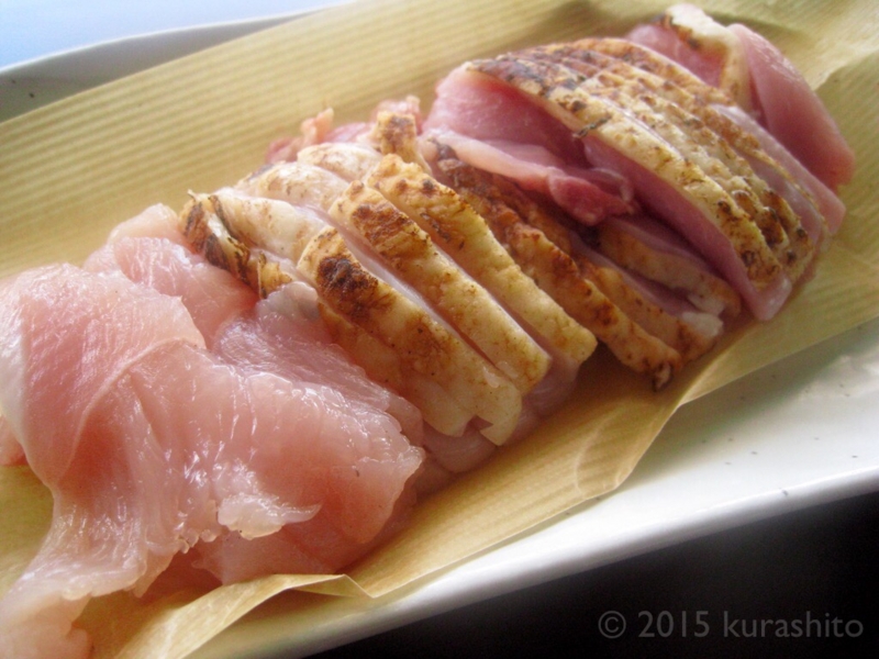 地方の食文化、鶏刺し。